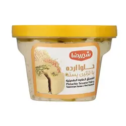 حلوا ارده پسته ای ( ارکیده ) شیررضا 500 گرمی