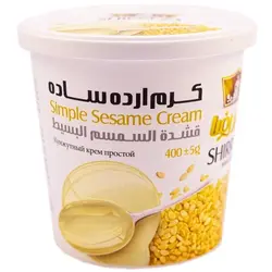 کرم ارده ساده شیررضا 400 گرمی