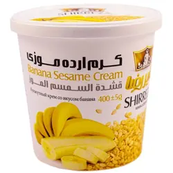 کرم ارده موزی شیررضا 400 گرمی