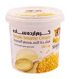 کرم ارده ساده شیررضا 200 گرمی