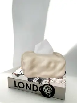 باکس دستمال کاغذی رومیزی طرح گره طناب کد632