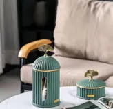 باکس دستمال کاغذی رومیزی طرح گشنیز کد303