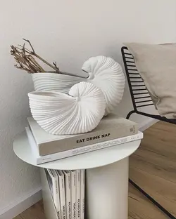 گلدان رومیزی دکوراتیو صدف کد371