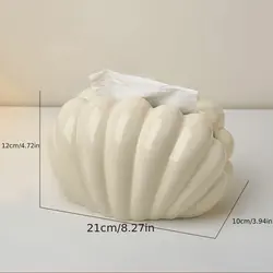 باکس دستمال کاغذی رومیزی طرح صدف کد732