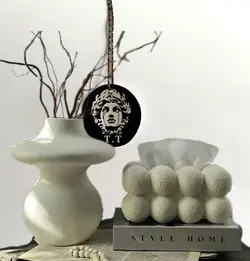 ست جا دستمال کاغذی و گلدان رومیزی  کد10350