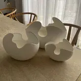 گلدان‌/جاشمعی رومیزی دفرمه پوست تخم مرغی کد816