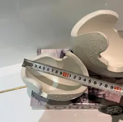گلدان‌/جاشمعی رومیزی دفرمه پوست تخم مرغی کد816