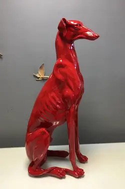 مجسمه سگ شکاری کد602