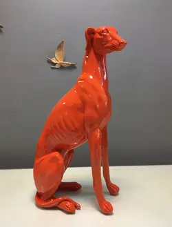 مجسمه سگ شکاری کد603