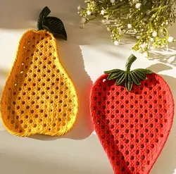 ظروف سرو پذیرایی مدل گلابی و توت فرنگی کد10261