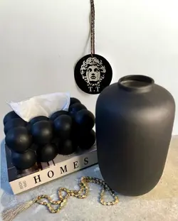 ست گلدان و جا دستمال کاغذی رومیزی کد10363