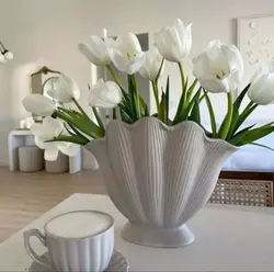 گلدان رومیزی دکوراتیو صدف کد792