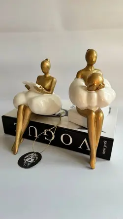 مجسمه های لبه کتاب_میزی طرح بالرین کد2055