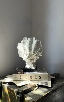 گلدان رومیزی دکوراتیو صدف کد2073