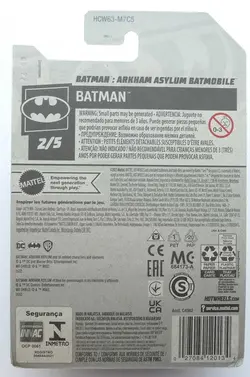 ماشین فلزی هات ویلز بتمن Batman: Arkham Asylum Batmobile