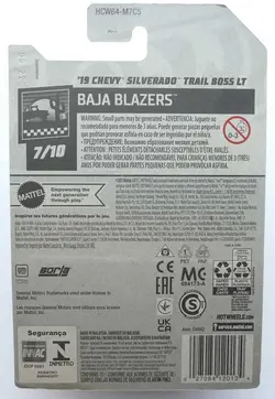 ماشین فلزی هات ویلز 19 شِوی سیلورادو تریل باس Hot Wheels 19 Chevy Silverado Trail Boss LT