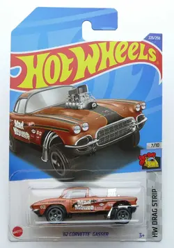 ماشین فلزی هات ویلز 62 کوروت گسر Hot Wheels 62 Corvetet Gasser