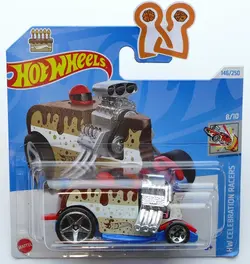 ماشین فلزی هات ویلز برنر تولد مدل Hot Wheels Birthday Burner