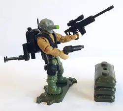 مینی فیگور لگویی «سرباز نیروی ویژه با تجهیزات نظامی» XJ-981E