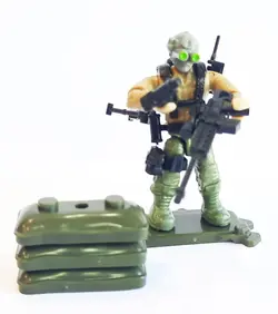 مینی فیگور لگویی «سرباز نیروی ویژه با تجهیزات نظامی» XJ-981E