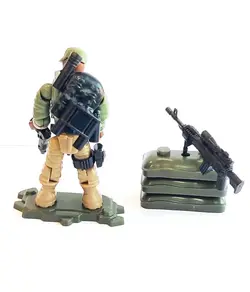 مینی فیگور لگویی «سرباز نیروی ویژه با تجهیزات نظامی» XJ-981A