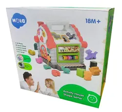 اسباب بازی هولا تویز «خانه سرگرمی کودک رنگارنگ و موزیکال» 739