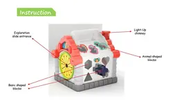 اسباب بازی هولا تویز «خانه سرگرمی کودک رنگارنگ و موزیکال» 739