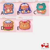 پد موس لاستیکی طرح خرس مدل 1865