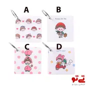 دفترچه حلقه ای طرح دختر و هلو مدل 2178