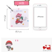 دفترچه حلقه ای طرح دختر و هلو مدل 2178