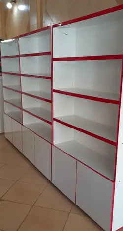 قفسه و طبقه ام دی اف mdf مدرن فروشگاهی