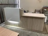 کانتر و میز پیشخوان فروشگاهی و اداری میز تعمیرات ام دی اف mdf مدرن