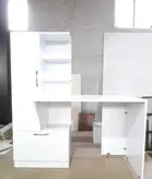میز تحریر و میز کامپیوتر و آرایشی و قفسه و کتابخانه ام دی اف مدرن چوب و فلز ورناصری 09168370397