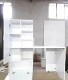 میز تحریر و میز کامپیوتر و آرایشی و قفسه و کتابخانه ام دی اف مدرن چوب و فلز ورناصری 09168370397