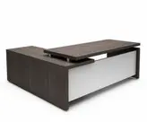 میز ال میز L منشی و میز مدیریت اداری و فروشگاهی ام  دی اف مدرن modern