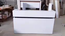 کانتر و میز پیشخوان ام دی اف مدرن و های گلاس اداری و فروشگاهی تولیدی متال وود ورناصری