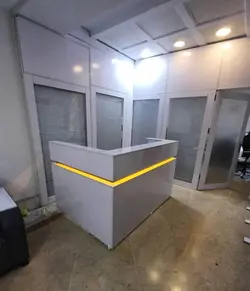 کانتر و میز اداری و پیشخوان فروشگاهی ام دی اف مدرن اهواز چوب و فلز ورناصری