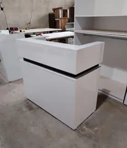 میز پیشخوان مدرن بوتیک فروشگاهی سالن ارایشی ام دی اف مدرن اهواز