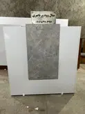 میز پیشخوان اداری و فروشگاه ی ام دی اف مدرن اهواز طرح سنگ و سفید