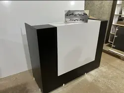 کانتر و میز پیشخوان ام دی اف مدرن اداری و فروشگاهی رنگ بندی دارد ضمانت نامه دارد