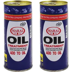 مکمل روغن موتور خودرو مارال مدل MOL3 حجم 450 میلی لیتر بسته 2 عددی