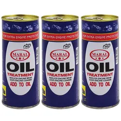 مکمل روغن موتور خودرو مارال مدل MOL3 حجم 450 میلی لیتر بسته 3 عددی