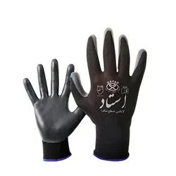 دستکش ایمنی استاد مدل کف مواد بسته 12 عددی