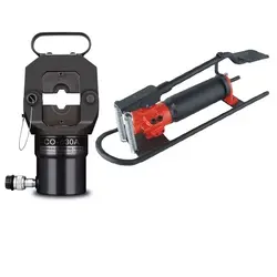 پرس کابلشو هیدرولیک سایز 150 تا 600 مدل CO-630A همراه با پمپ پدال پایی