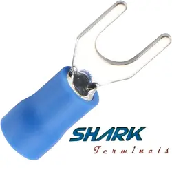 سرسیم دوشاخ روکش دار برند شارک (SHARK) سایز 2.5 پیچ 5 مدل SV2-5 بسته 100 عددی