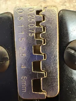 انبر پرس وایرشو سرخم مدل SN سایز 0.5 تا 6.0