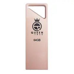 فلش مموری کوئین تک Queen Tech STEEL Flash Memory 64GB آوینا پی‌سی
