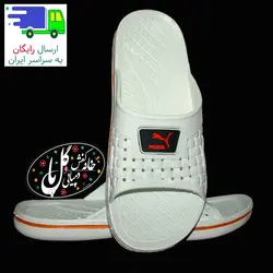 دمپایی مردانه آراد راستی - پوما - سفید