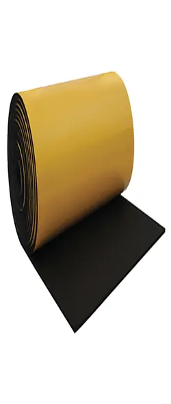 عایق الاستومری رولی پشت چسبدار 6 میلیمتر