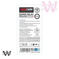 قیمت و خرید کاندوم تاخیری Super Delay سوییس کر - وی نایت